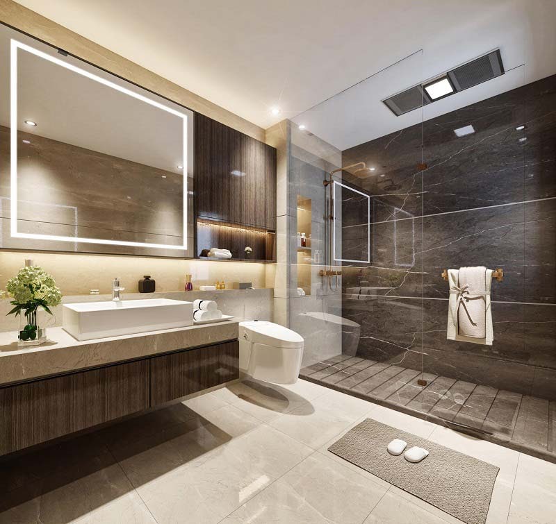NHÀ TẮM HIỆN ĐẠI ĐÚNG CHUẨN CÙNG TOP CÁC THIẾT BỊ VỆ SINH RANGOS.